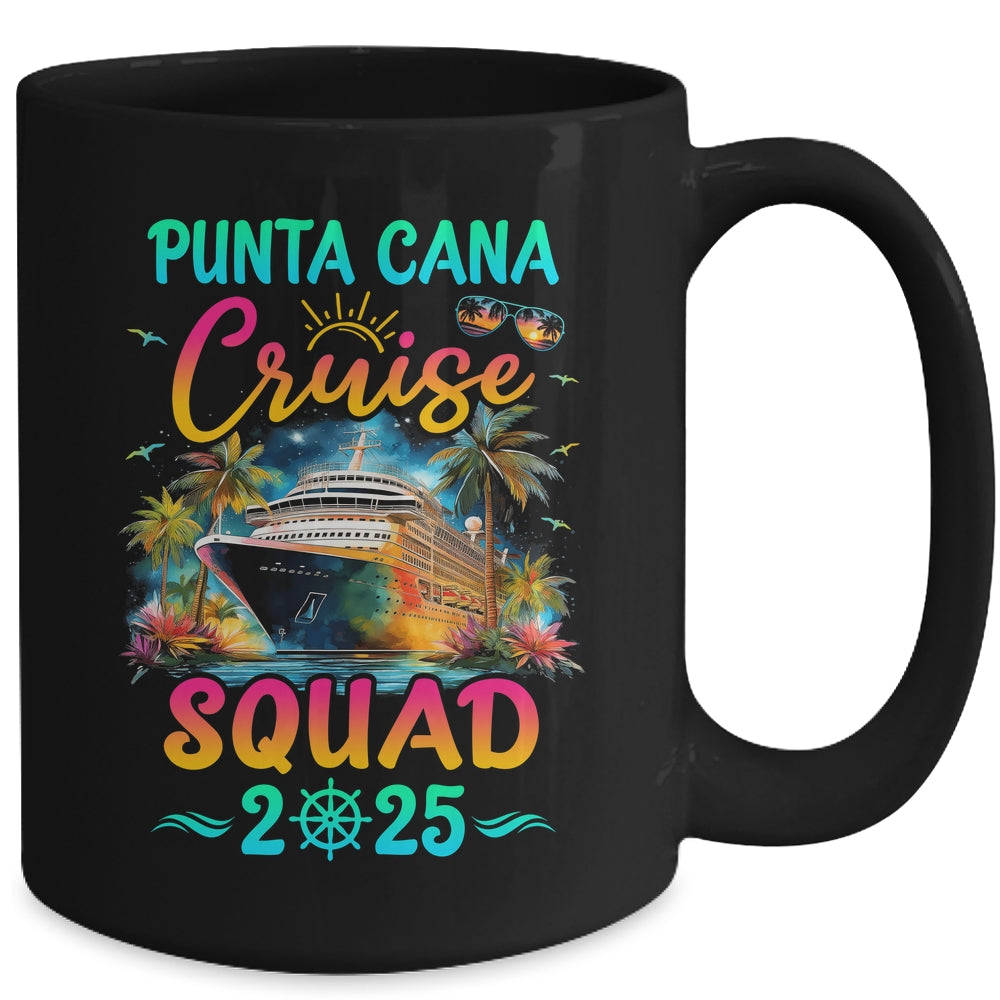 Family Punta Cana Cruise Squad 2025 Summer Vacation Matching Mug | teecentury