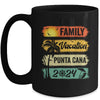 Family Punta Cana Vacation 2024 Funny Matching Group Family Mug | teecentury