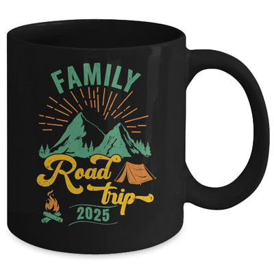 Family Road Trip 2025 Camping Crew Vacation Holiday Trip Mug | teecentury