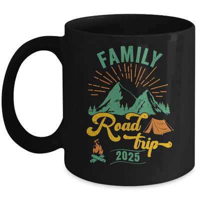 Family Road Trip 2025 Camping Crew Vacation Holiday Trip Mug | teecentury