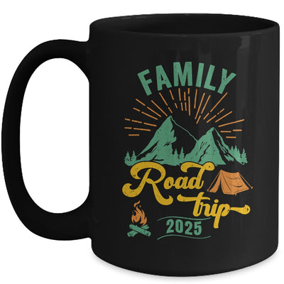 Family Road Trip 2025 Camping Crew Vacation Holiday Trip Mug | teecentury