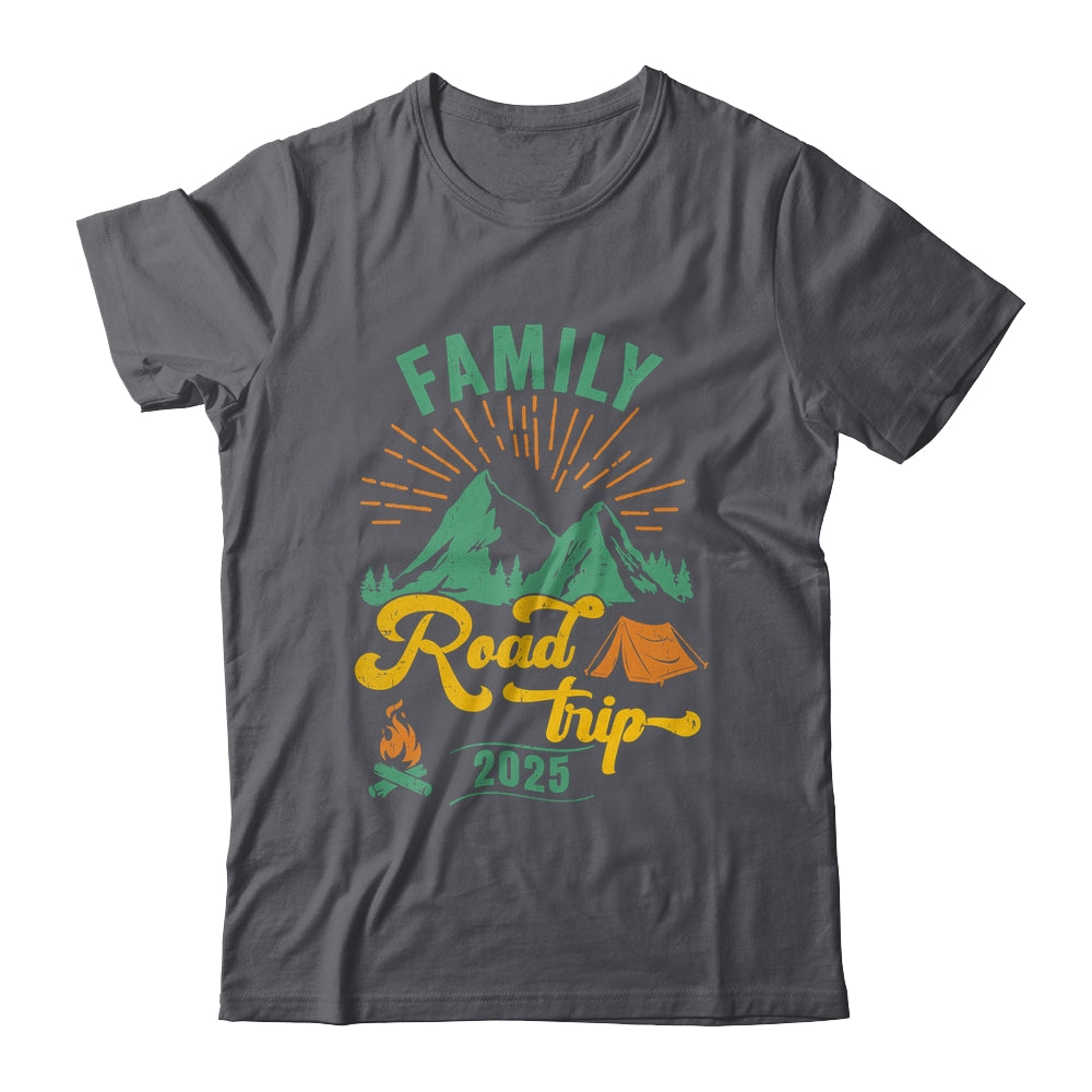 Family Road Trip 2025 Camping Crew Vacation Holiday Trip Shirt & Tank Top | teecentury