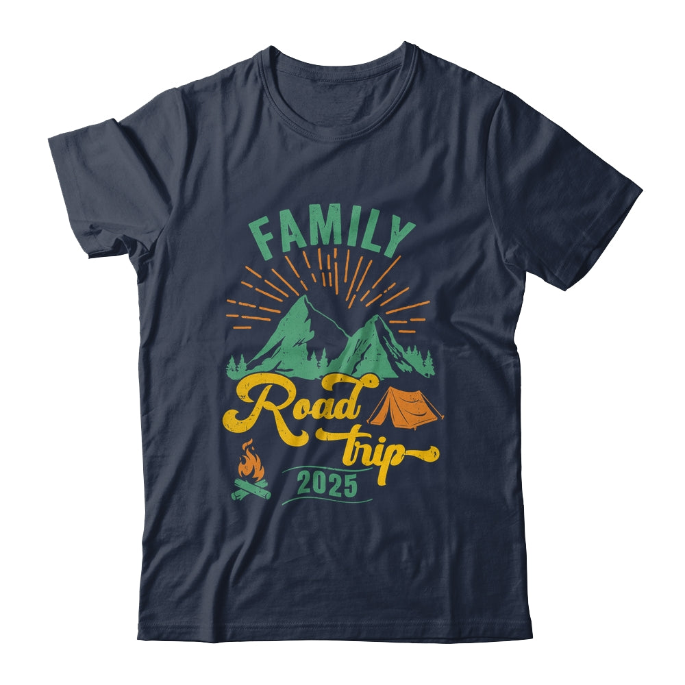 Family Road Trip 2025 Camping Crew Vacation Holiday Trip Shirt & Tank Top | teecentury