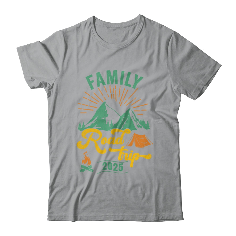 Family Road Trip 2025 Camping Crew Vacation Holiday Trip Shirt & Tank Top | teecentury