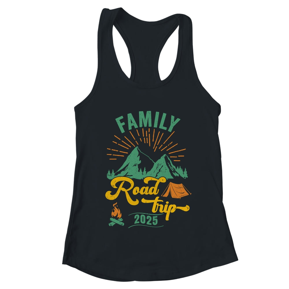Family Road Trip 2025 Camping Crew Vacation Holiday Trip Shirt & Tank Top | teecentury