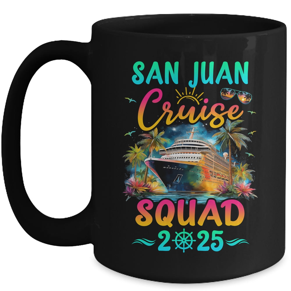 Family San Juan Cruise Squad 2025 Summer Vacation Matching Mug | teecentury