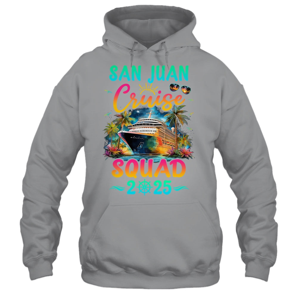 Family San Juan Cruise Squad 2025 Summer Vacation Matching Shirt & Tank Top | teecentury