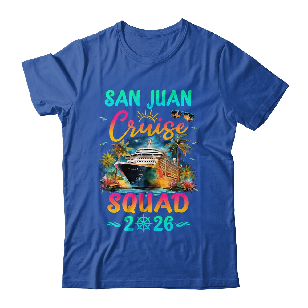 Family San Juan Cruise Squad 2026 Summer Vacation Matching Shirt & Tank Top | teecentury