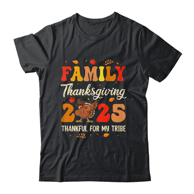 Family Thanksgiving 2025 Crew Dabbing Turkey Group Matching Shirt & Hoodie | teecentury