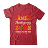 Family Thanksgiving 2025 Crew Dabbing Turkey Group Matching Shirt & Hoodie | teecentury