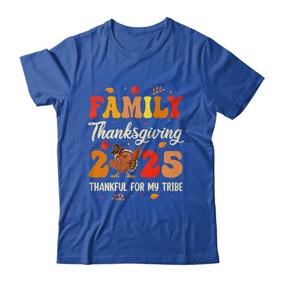 Family Thanksgiving 2025 Crew Dabbing Turkey Group Matching Shirt & Hoodie | teecentury