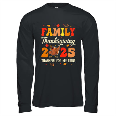 Family Thanksgiving 2025 Crew Dabbing Turkey Group Matching Shirt & Hoodie | teecentury