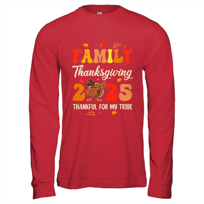 Family Thanksgiving 2025 Crew Dabbing Turkey Group Matching Shirt & Hoodie | teecentury