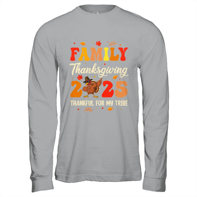 Family Thanksgiving 2025 Crew Dabbing Turkey Group Matching Shirt & Hoodie | teecentury