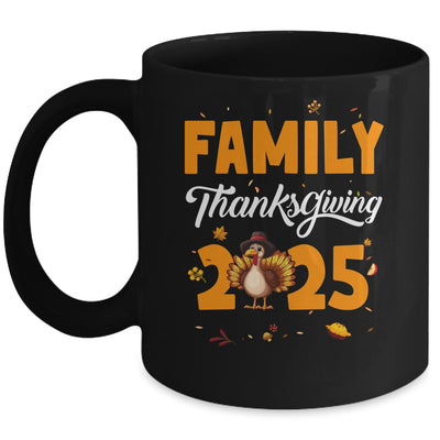 Family Thanksgiving 2025 Fall Autumn Turkey Matching Family Mug | teecentury
