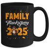 Family Thanksgiving 2025 Fall Autumn Turkey Matching Family Mug | teecentury