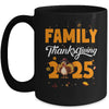 Family Thanksgiving 2025 Fall Autumn Turkey Matching Family Mug | teecentury