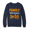 Family Thanksgiving 2025 Fall Autumn Turkey Matching Family Shirt & Sweatshirt | teecentury