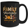 Family Thanksgiving 2025 Thankful For My Tribe Group Autumn Mug | teecentury