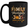 Family Thanksgiving 2025 Thankful For My Tribe Group Autumn Mug | teecentury