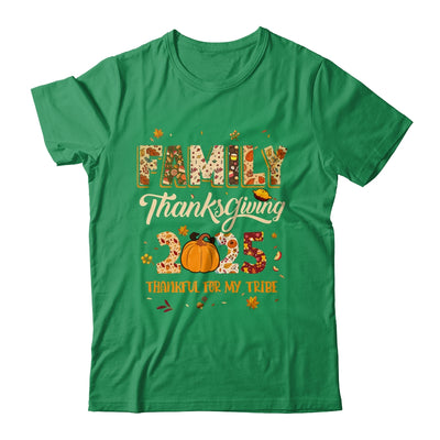 Family Thanksgiving 2025 Thankful For My Tribe Group Autumn Shirt & Sweatshirt | teecentury