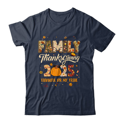 Family Thanksgiving 2025 Thankful For My Tribe Group Autumn Shirt & Sweatshirt | teecentury