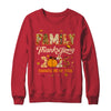 Family Thanksgiving 2025 Thankful For My Tribe Group Autumn Shirt & Sweatshirt | teecentury