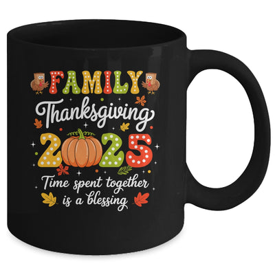 Family Thanksgiving 2025 Thanksgiving Crew Turkey Matching Mug | teecentury