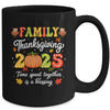 Family Thanksgiving 2025 Thanksgiving Crew Turkey Matching Mug | teecentury
