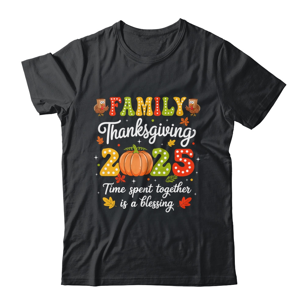Family Thanksgiving 2025 Thanksgiving Crew Turkey Matching Shirt & Sweatshirt | teecentury