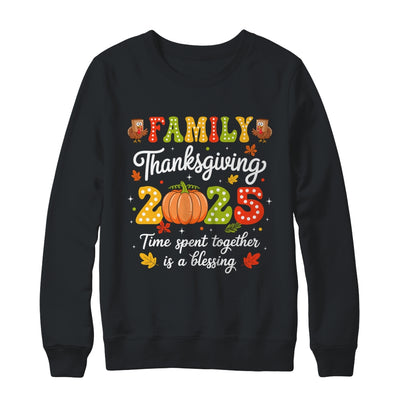 Family Thanksgiving 2025 Thanksgiving Crew Turkey Matching Shirt & Sweatshirt | teecentury