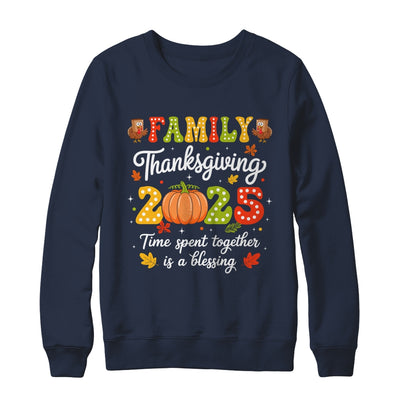 Family Thanksgiving 2025 Thanksgiving Crew Turkey Matching Shirt & Sweatshirt | teecentury