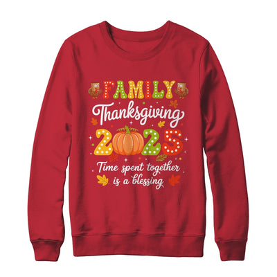 Family Thanksgiving 2025 Thanksgiving Crew Turkey Matching Shirt & Sweatshirt | teecentury
