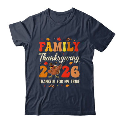 Family Thanksgiving 2026 Crew Dabbing Turkey Group Matching Shirt & Sweatshirt | teecentury