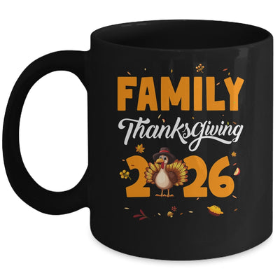 Family Thanksgiving 2026 Fall Autumn Turkey Matching Family Mug | teecentury