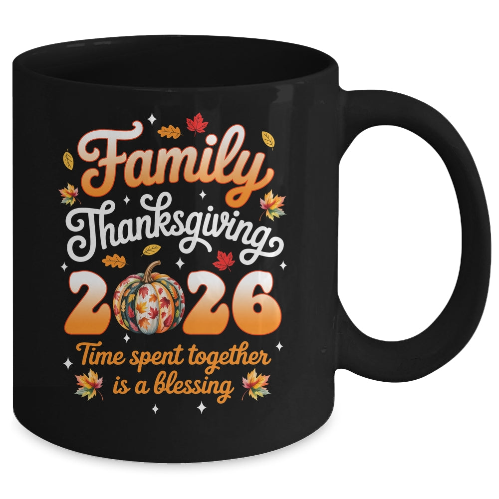 Family Thanksgiving 2026 Thanksgiving Crew Matching Group Mug | teecentury