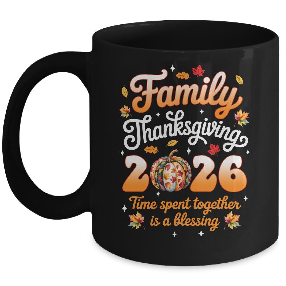 Family Thanksgiving 2026 Thanksgiving Crew Matching Group Mug | teecentury