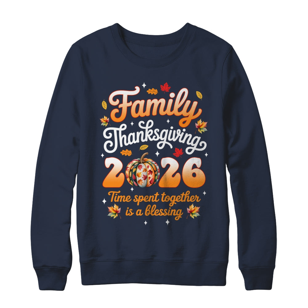 Family Thanksgiving 2026 Thanksgiving Crew Matching Group Shirt & Sweatshirt | teecentury