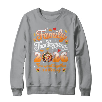 Family Thanksgiving 2026 Thanksgiving Crew Matching Group Shirt & Sweatshirt | teecentury