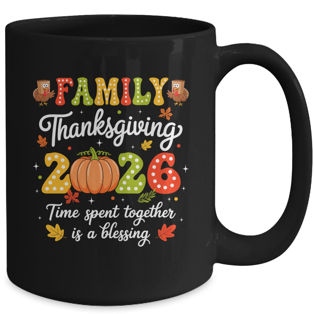 Family Thanksgiving 2026 Thanksgiving Crew Turkey Matching Mug | teecentury