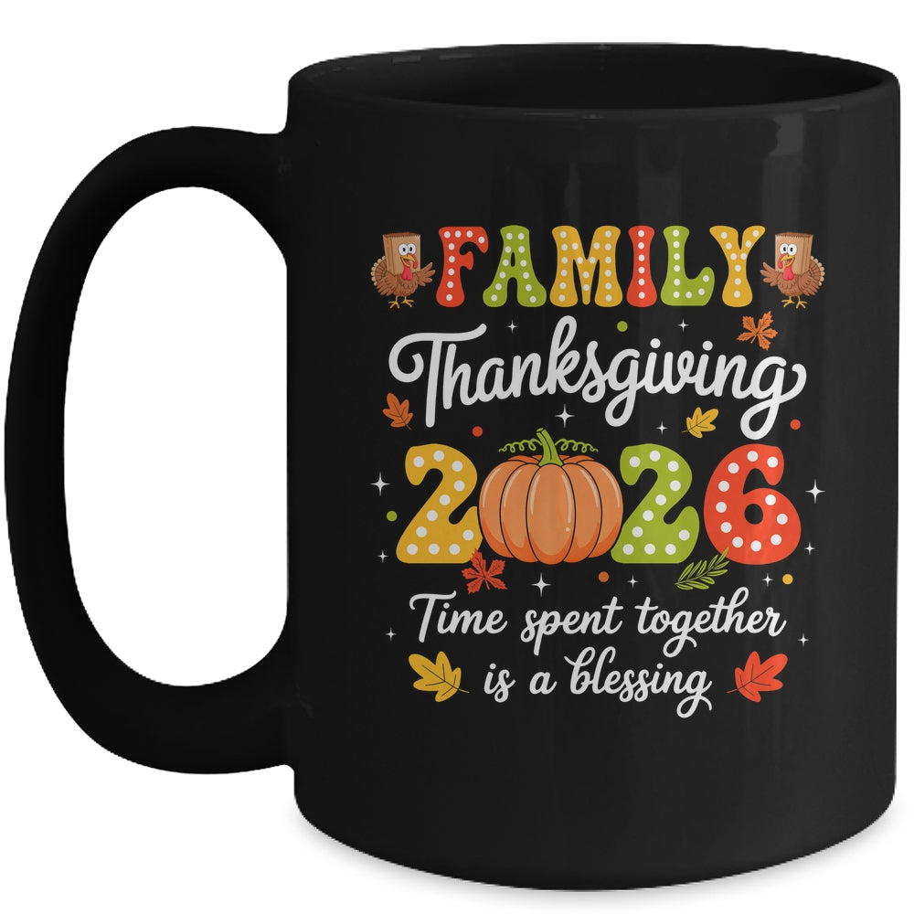 Family Thanksgiving 2026 Thanksgiving Crew Turkey Matching Mug | teecentury