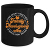 Family Thanksgiving Thankful For My Tribe Group Autumn Mug | teecentury
