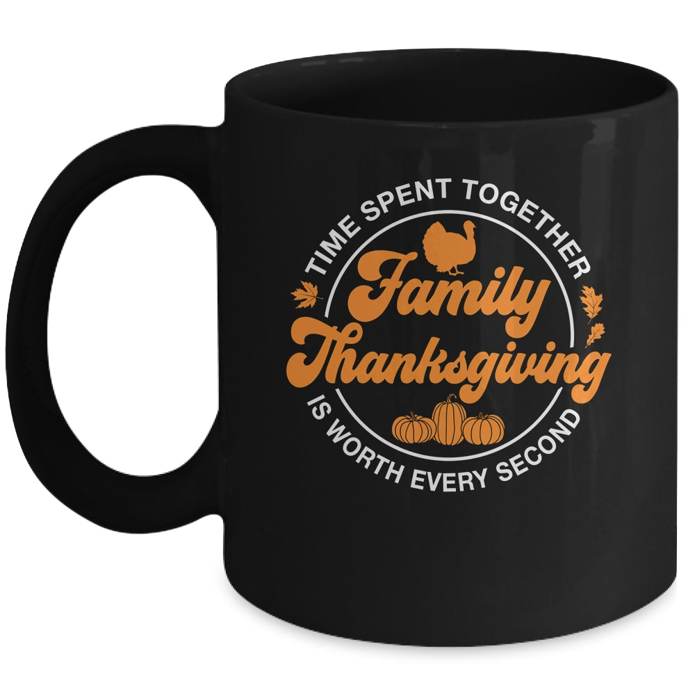 Family Thanksgiving Thankful For My Tribe Group Autumn Mug | teecentury