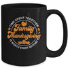 Family Thanksgiving Thankful For My Tribe Group Autumn Mug | teecentury
