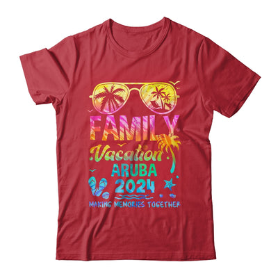 Family Vacation 2024 Aruba Matching Memories Together Shirt & Tank Top | teecentury