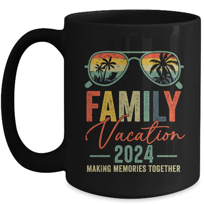 Family Vacation 2024 Beach Matching Summer Vacation Retro Mug | teecentury