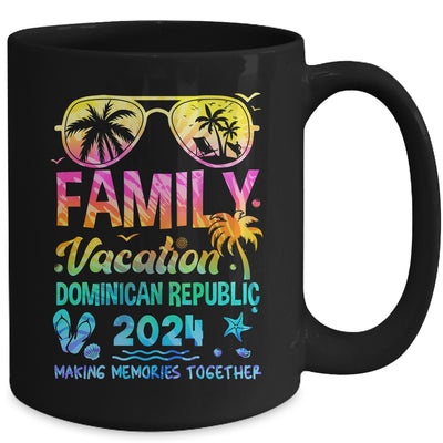 Family Vacation 2024 Dominican Republic Matching Memories Together Mug | teecentury