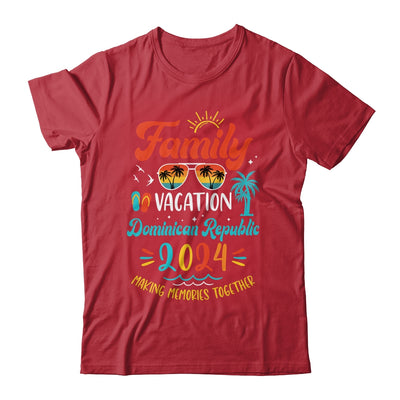 Family Vacation 2024 Dominican Republic Matching Summer Shirt & Tank Top | teecentury