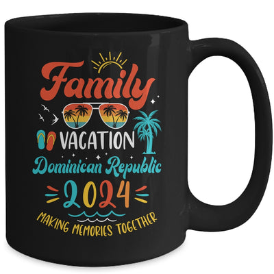 Family Vacation 2024 Dominican Republic Matching Summer Mug | teecentury