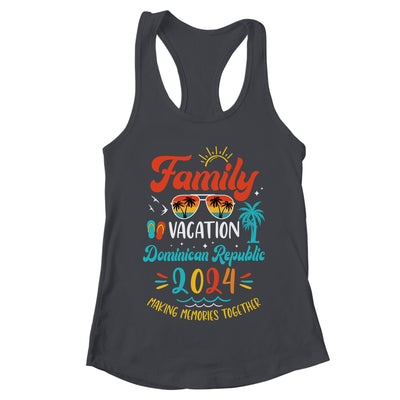 Family Vacation 2024 Dominican Republic Matching Summer Shirt & Tank Top | teecentury